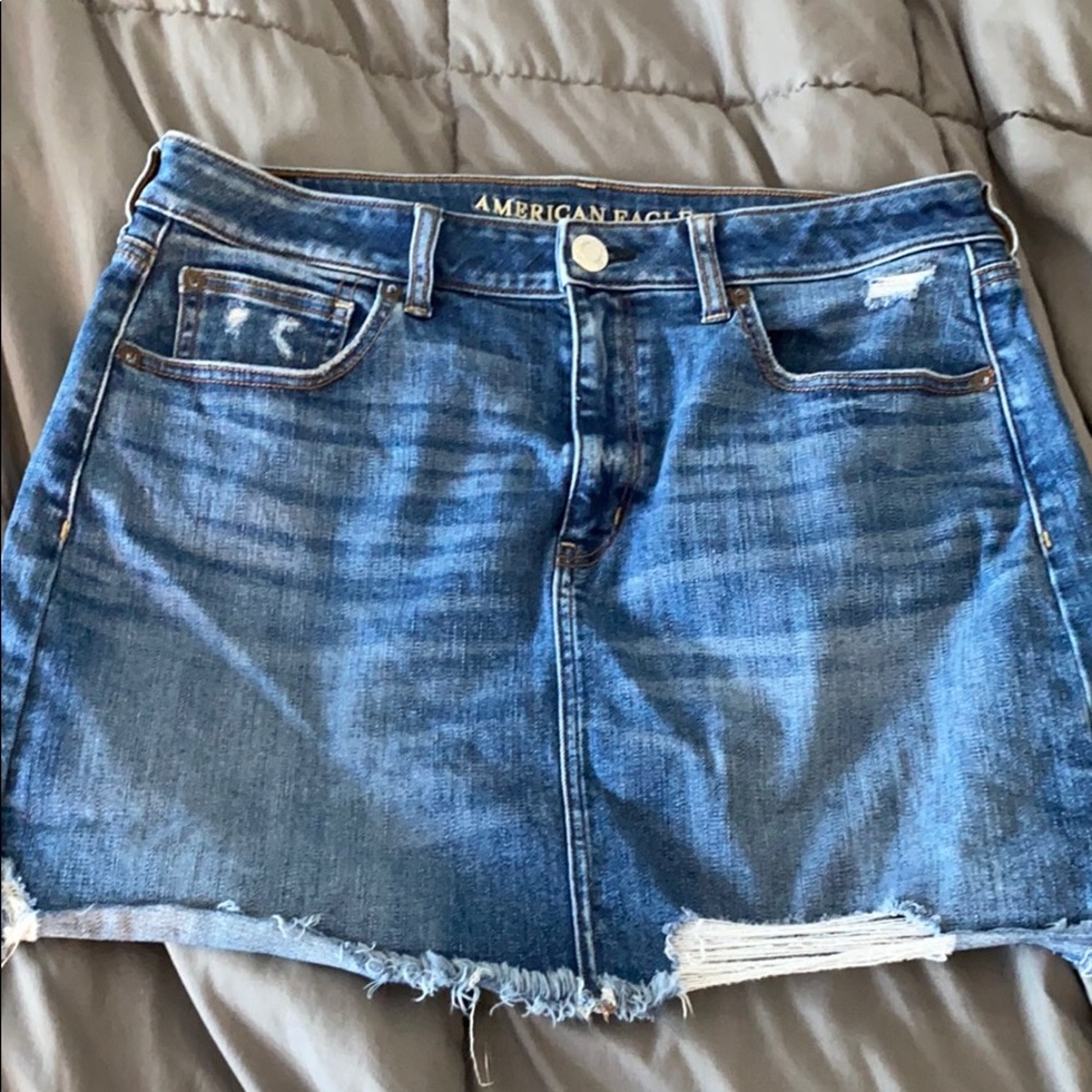 American Eagle Denim Mini Skirt